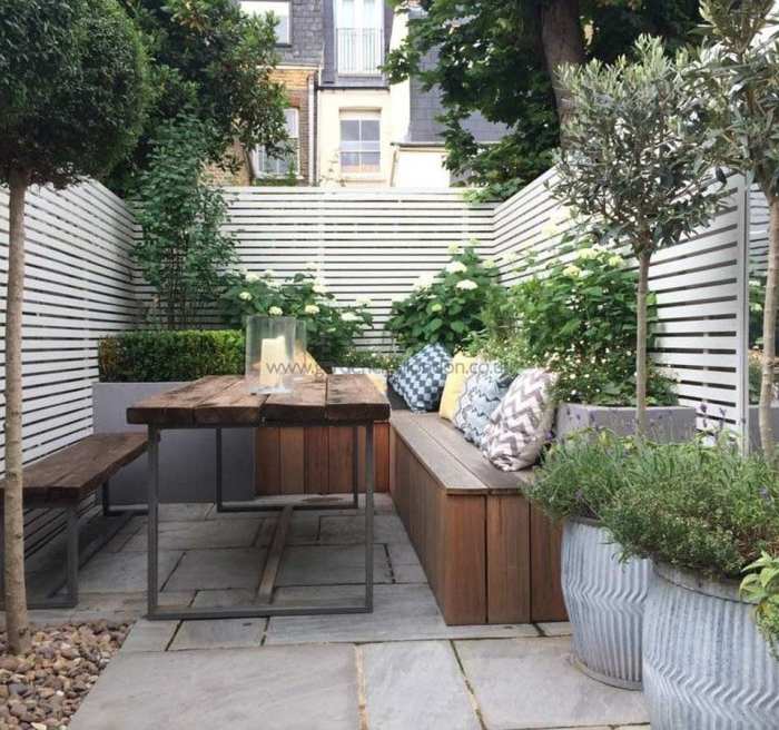 Courtyard architecture indoor modern landscaping gardens