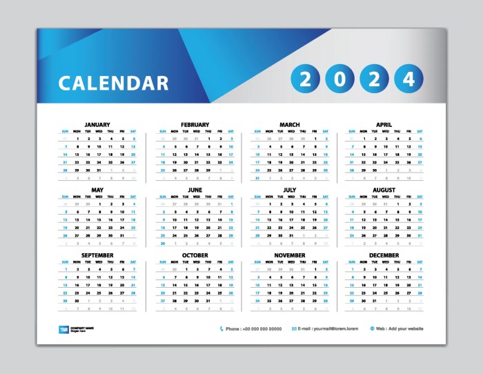 Kalender 2024 zum selbst gestalten