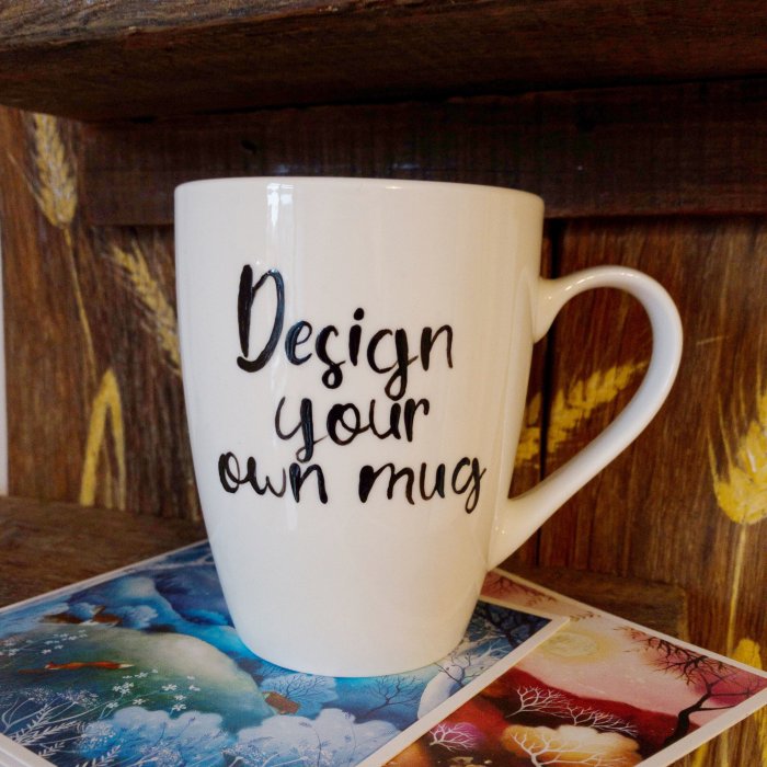 Mug own text custom