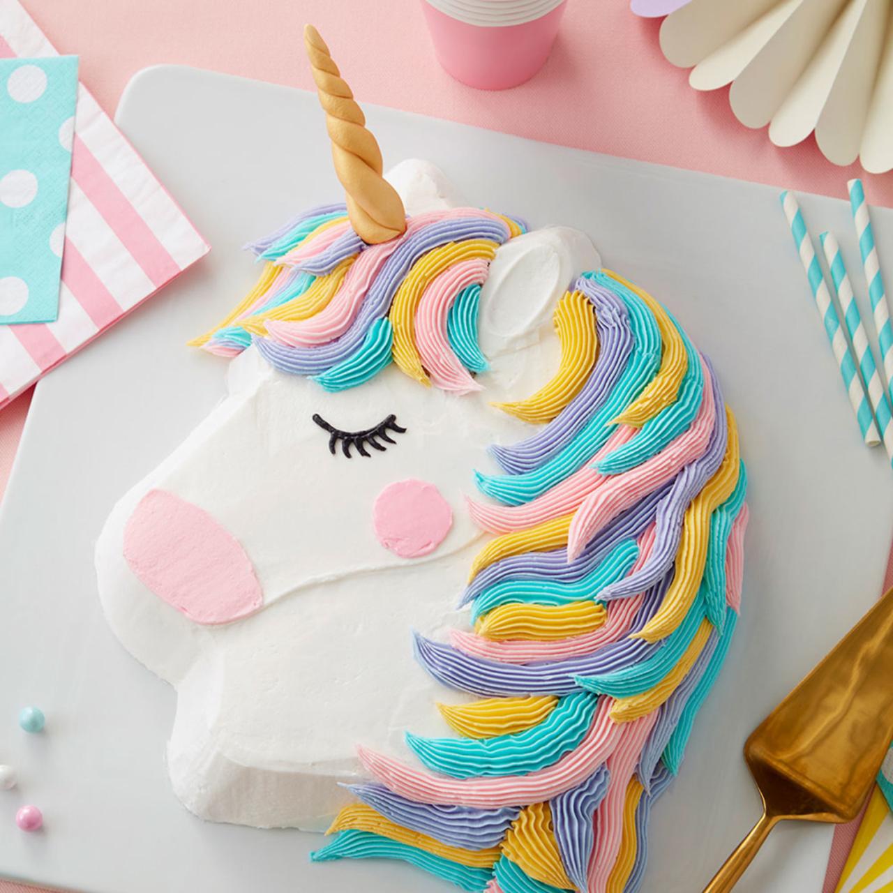 Einhorn deko kuchen